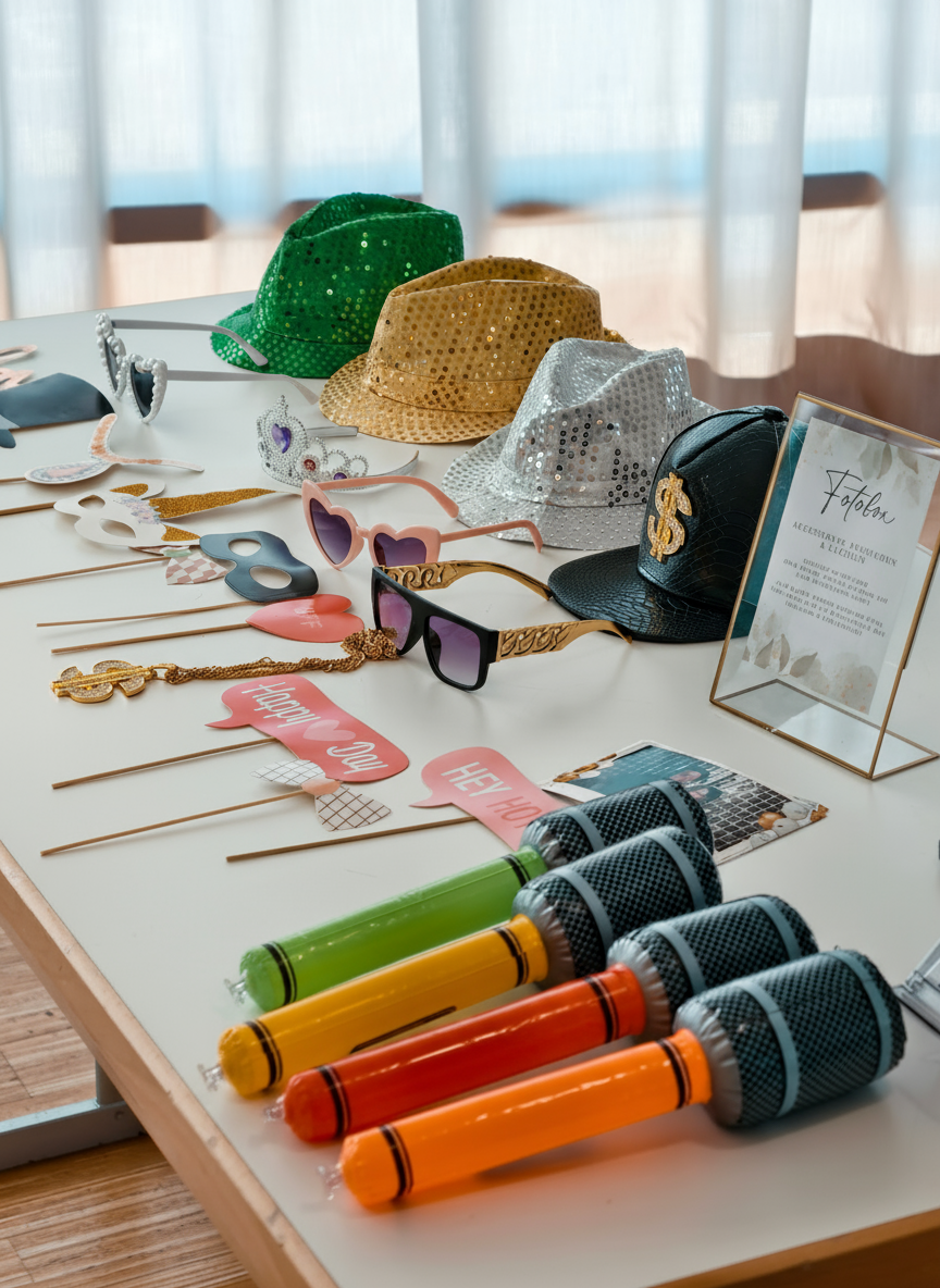 Die 10 besten Fotobox-Requisiten für maximalen Spass